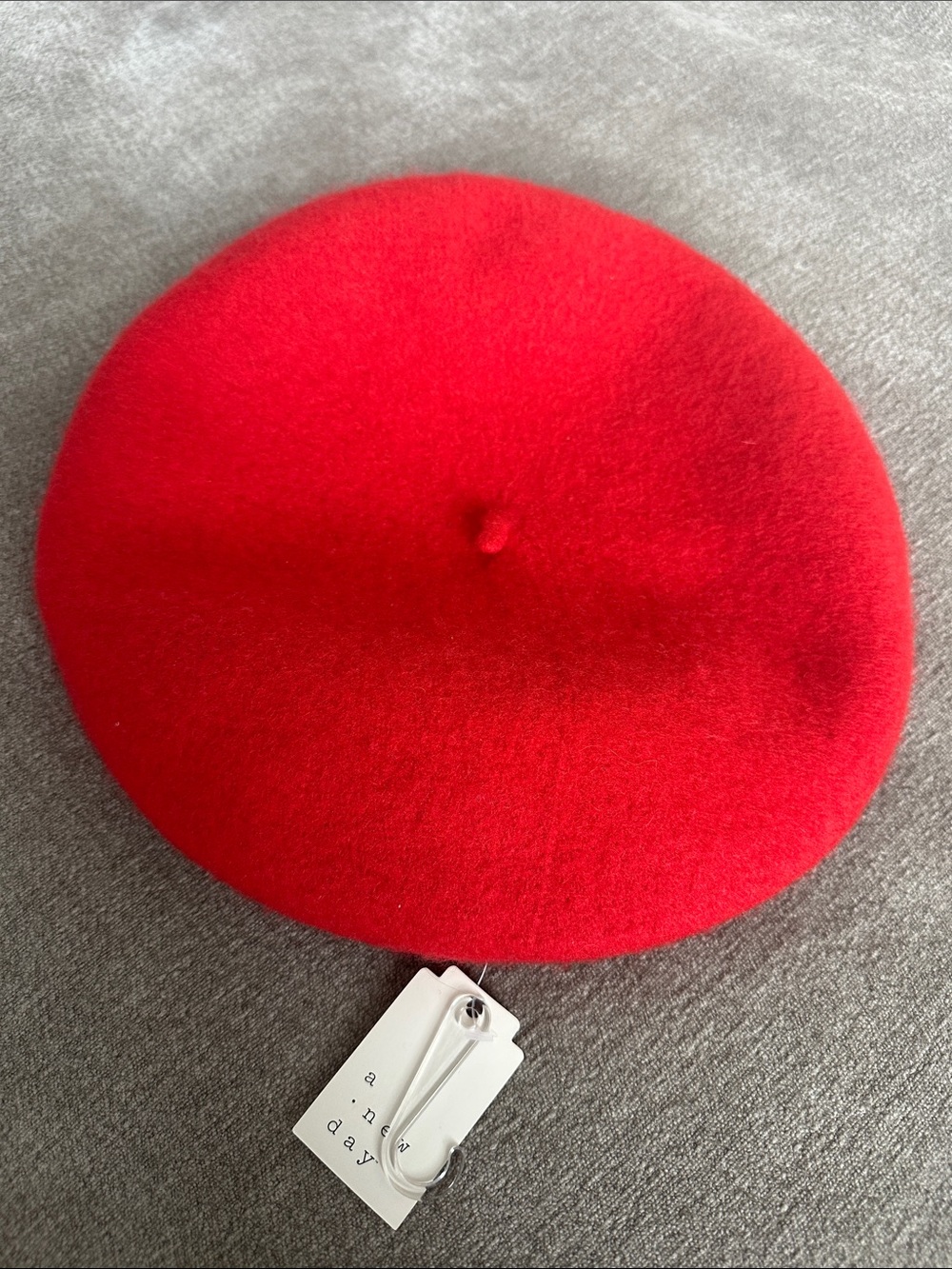 Target Red Wool Beret - Classic Round Hat